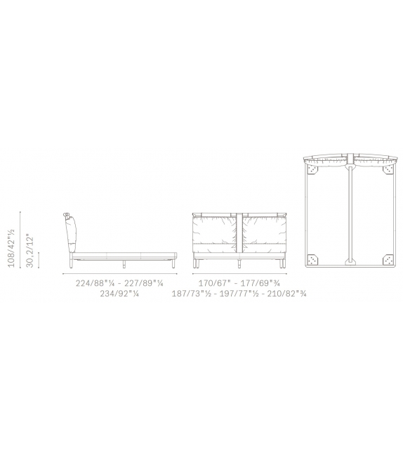 Times Poltrona Frau Bed