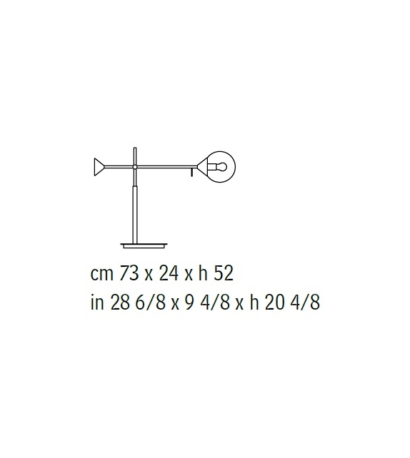 Kendama Giorgetti Tischleuchte