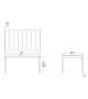 Maki Slatted Kristalia Table