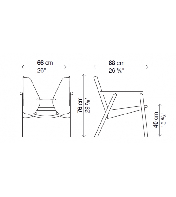 1085 Edition Lounge Chair Kristalia