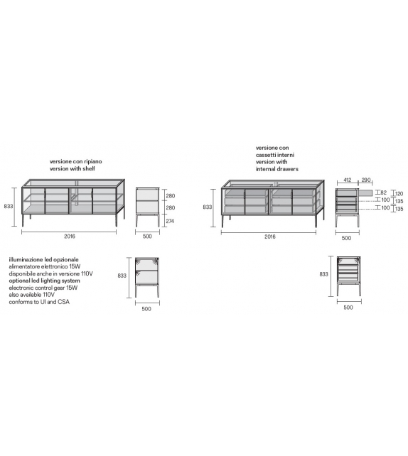 Alambra Rimadesio Case Sideboard