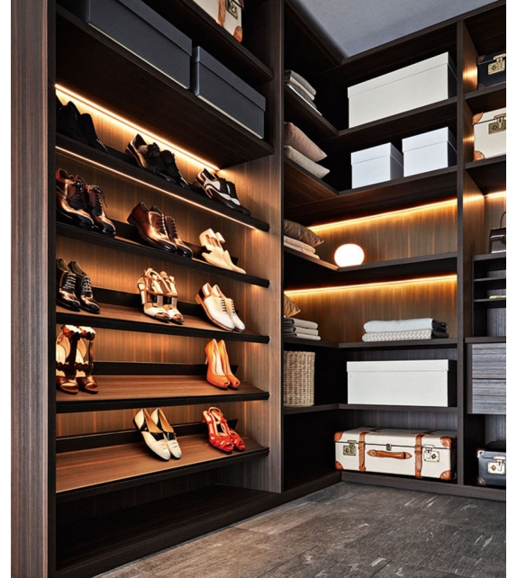 Gliss Master Molteni & C Modular Walk-In Closet