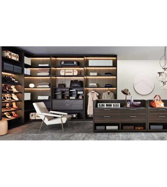 Gliss Master Molteni & C Modular Walk-In Closet