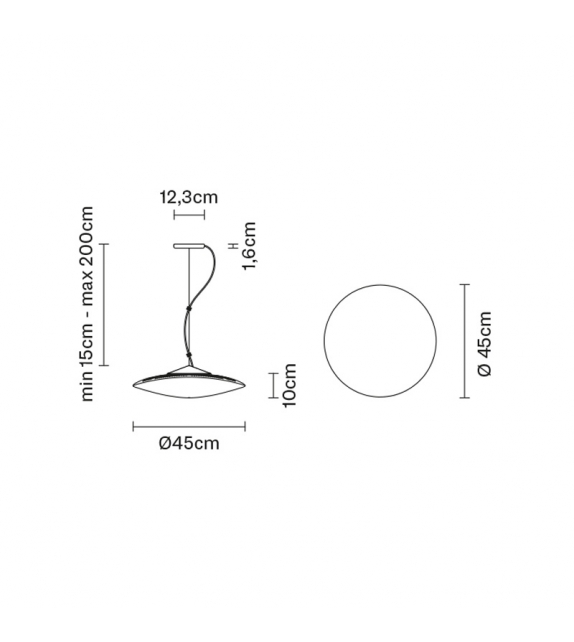 Loop F35 Fabbian Hängeleuchte