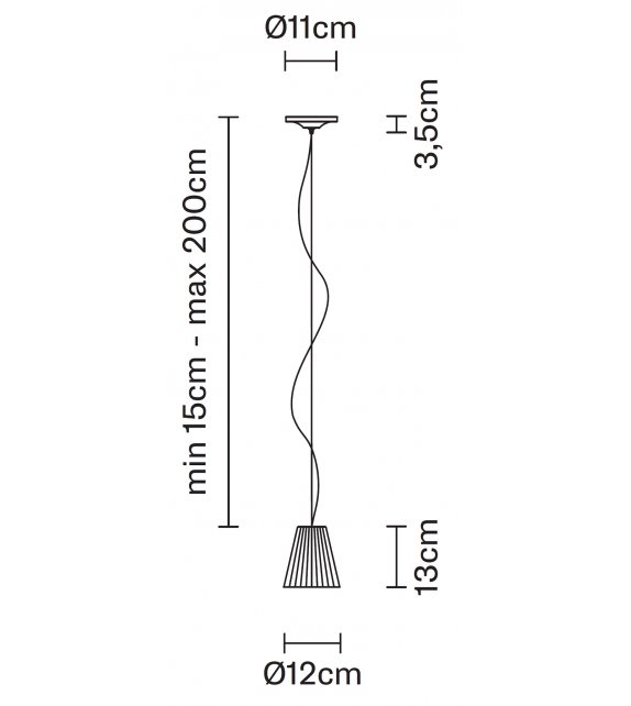 Flow D87 Fabbian Hängeleuchte