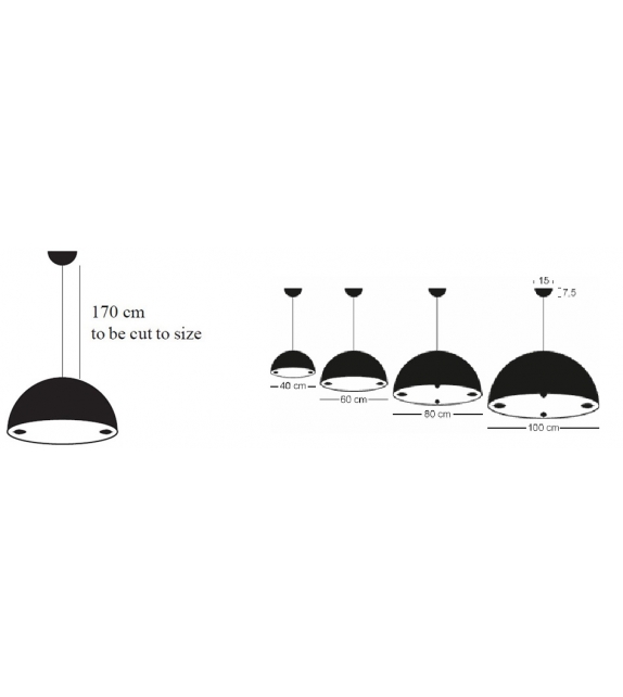 Stchu-Moon 02 Catellani&Smith Pendant Lamp