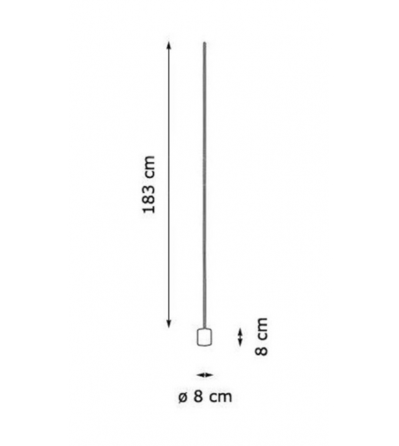 Light Stick F Catellani&Smith Làmpara de Pie