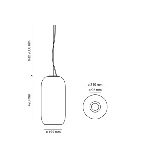 Gople Lamp Artemide Suspension