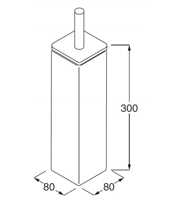 RL11 Boffi Toilet Brush Holder