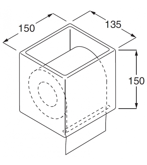 RL11 Boffi Toilet Roll Holder