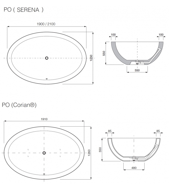 Po Boffi Bathtub