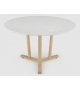 Shaker De La Espada Table with Marble Top