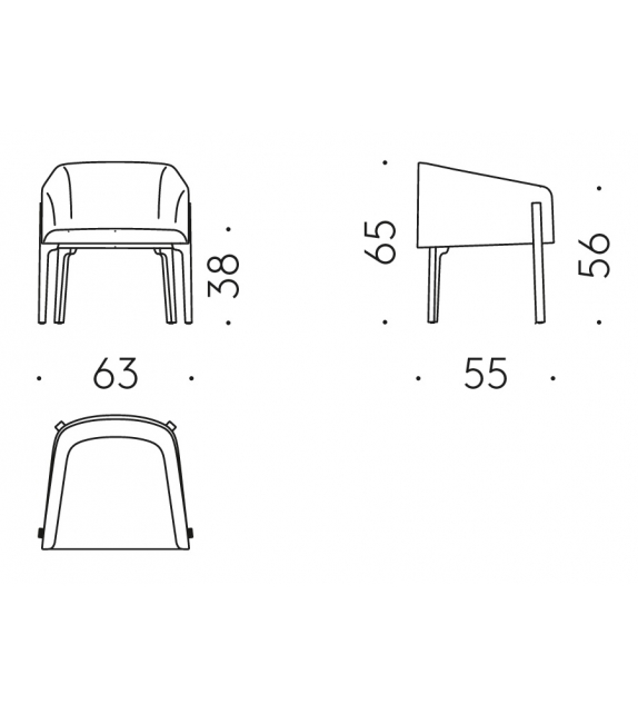 Chesto Lounge DePadova Armchair