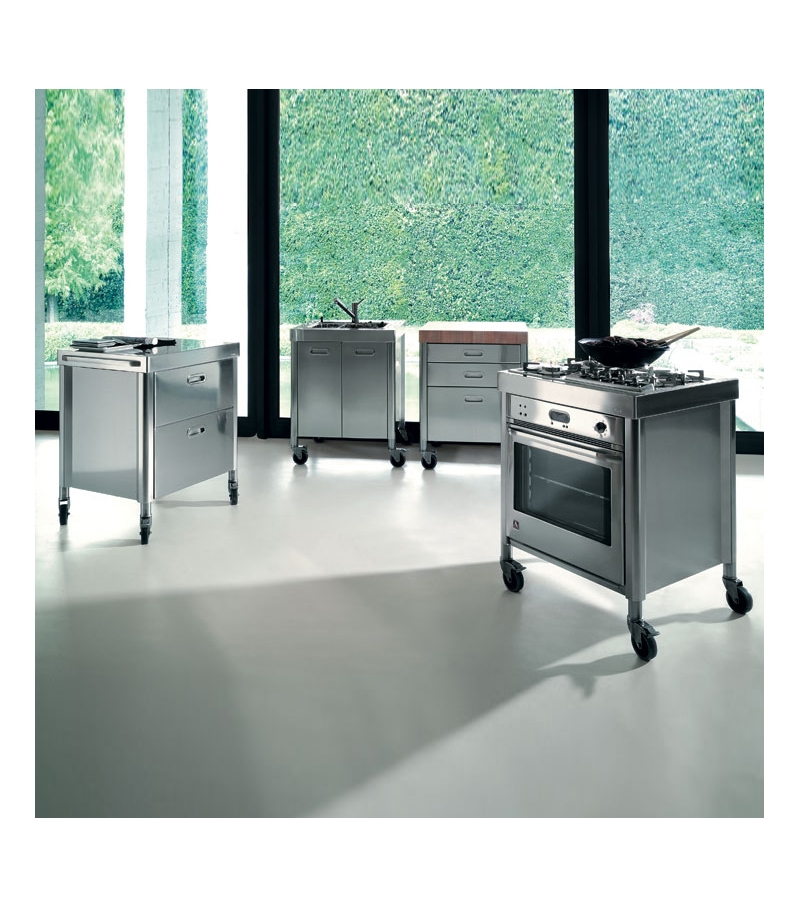 Composizione 70 Alpes Inox Cuisine