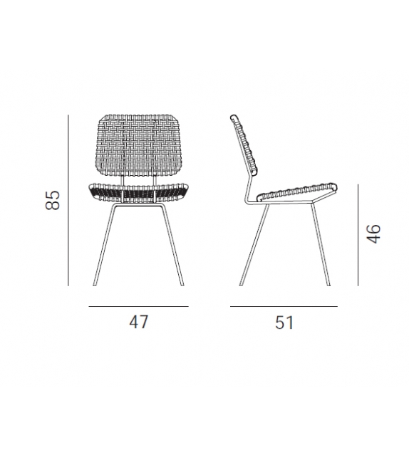 Brick 23 Chair Gervasoni