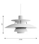 New PH 5 Louis Poulsen Suspension Lamp