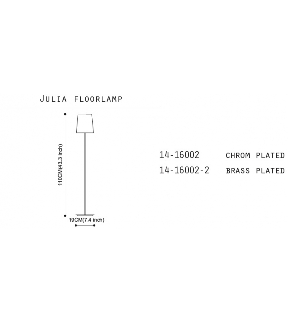 Julia Chandelier Lampadaire