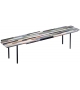 Zig Zag Linear Budri Coffee Table - Milia Shop