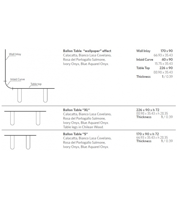 Papiro Ballon Budri Table