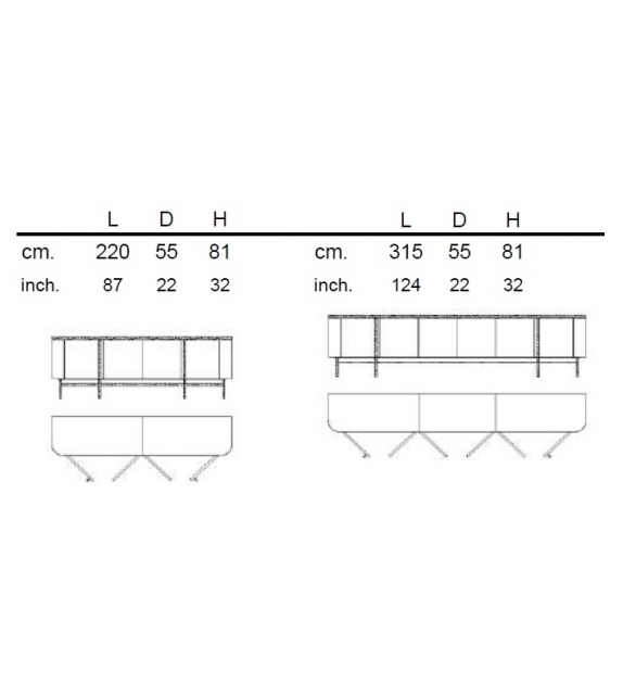 De-mode Emmemobili Sideboard