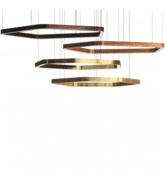 Henge Light Ring Horizontal Polygonal Suspension