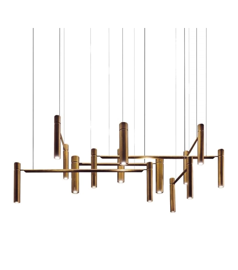 Tubular Horizontal Henge Ceiling Lamp