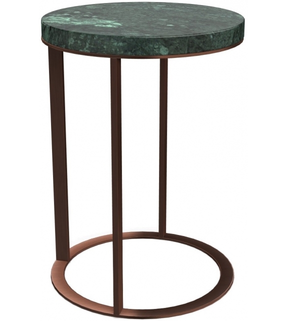 Lithos Maxalto Side Table with Marble Top