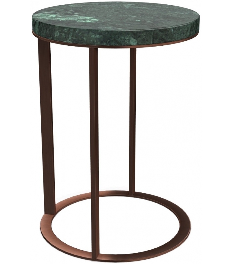 Lithos Maxalto Side Table with Marble Top