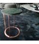 Lithos Maxalto Side Table with Marble Top