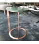 Lithos Maxalto Side Table with Marble Top