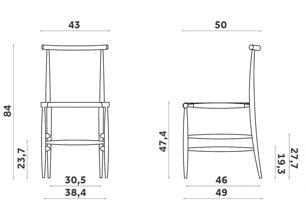 Miniforms sedia Pelleossa – Shop Forma Design