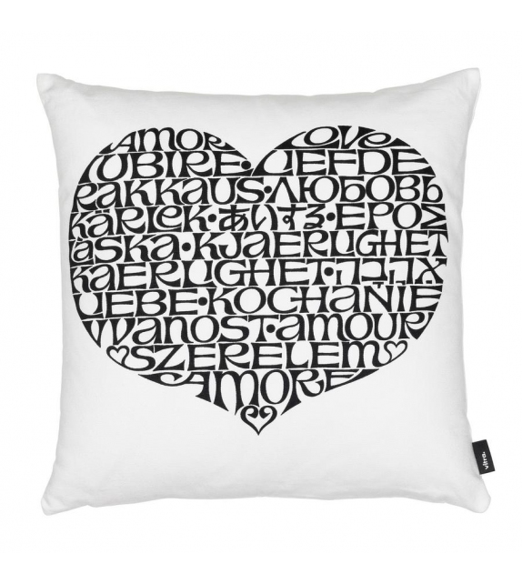 Graphic Print Pillows International Love Heart Vitra Cuscino