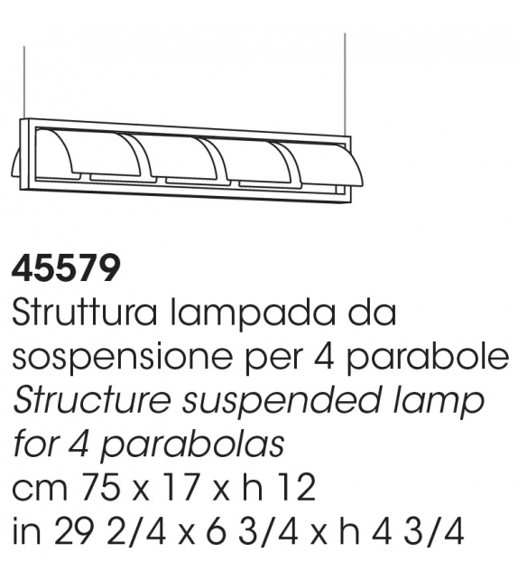 Shield Giorgetti Suspension Lamp