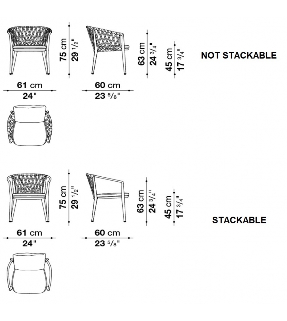 Erica B&B Italia Silla Outdoor