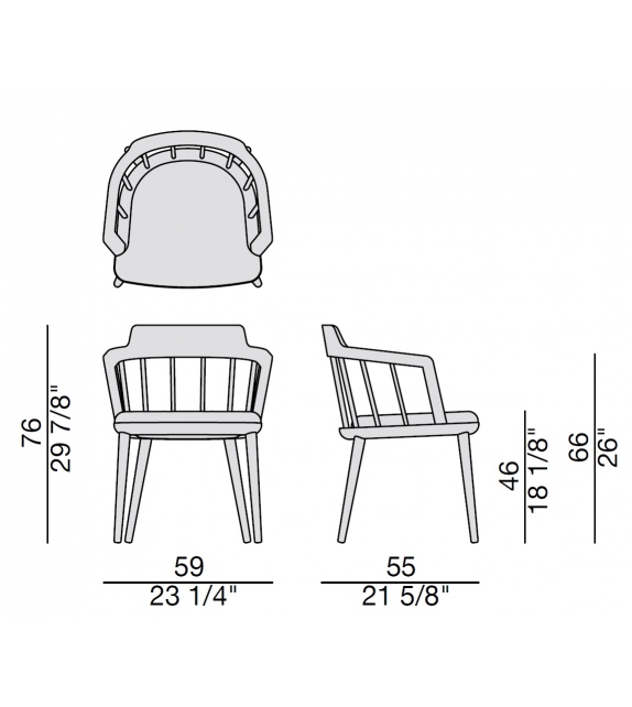 Tiara Porada Chair