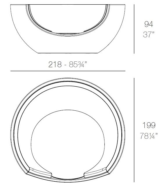 Daybed Moon Vondom