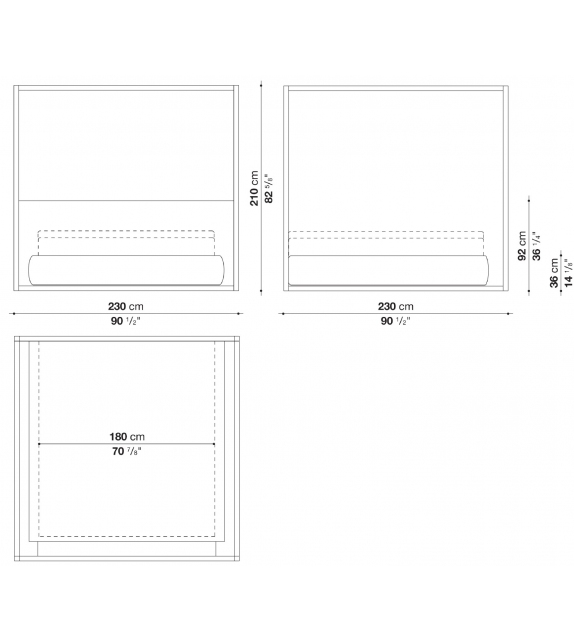 Ex Display - Alcova Bed Maxalto