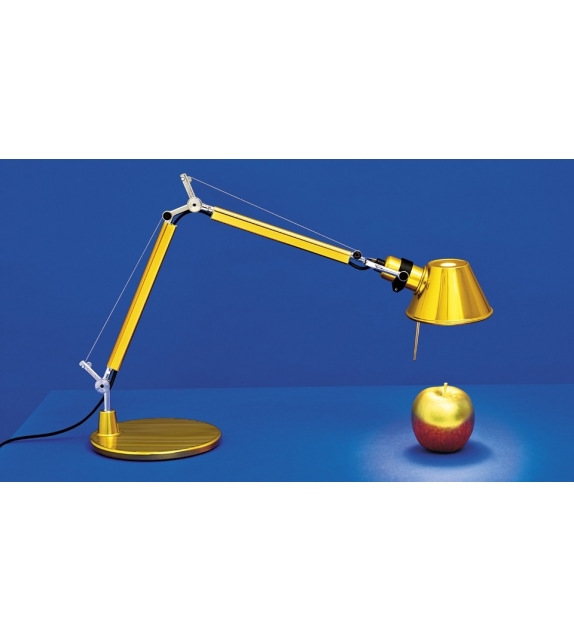 Prêt pour l'expédition - Tolomeo Micro Gold Artemide Lampe de Table