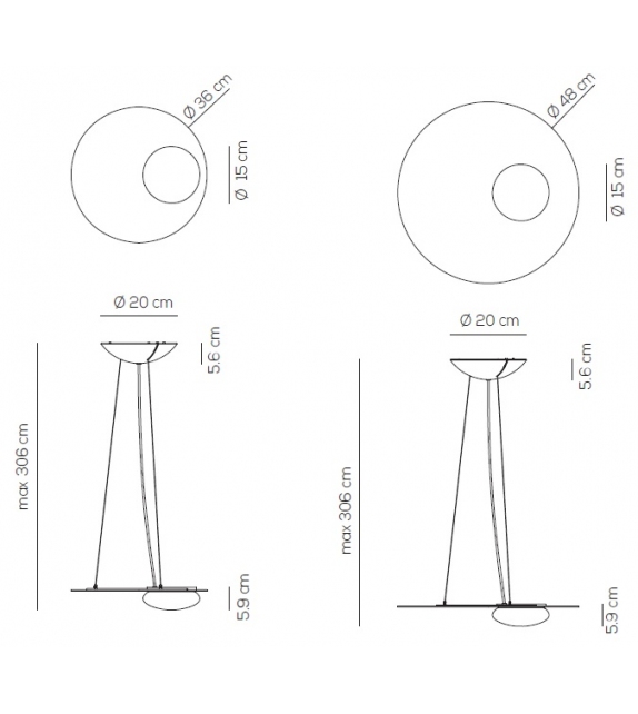 Kwic Axo Light Lampada a Sospensione