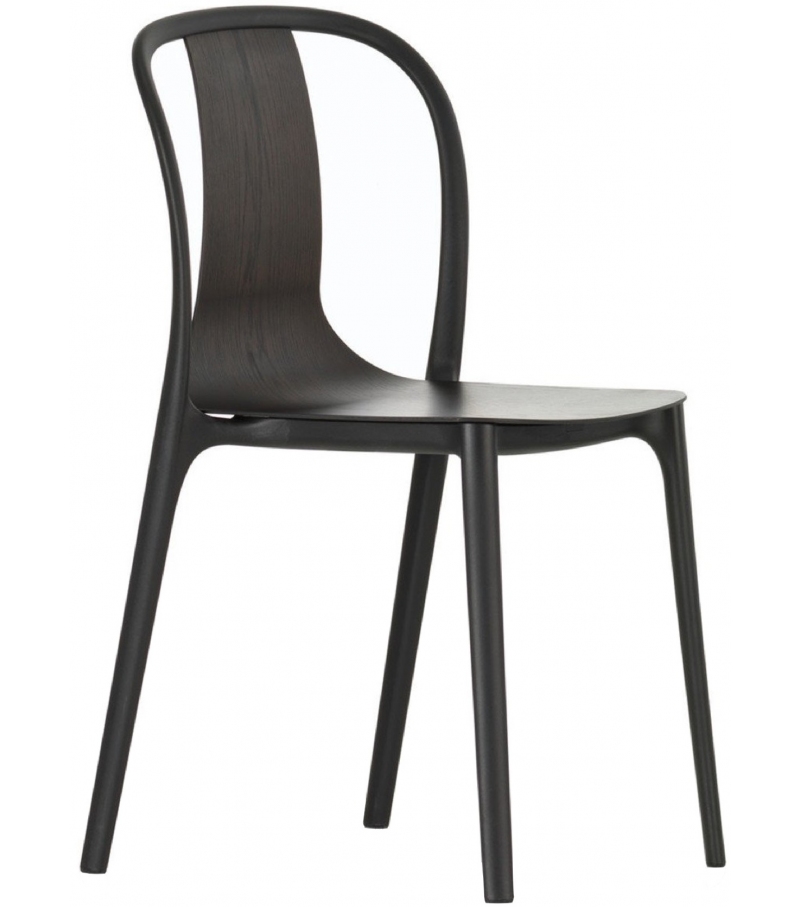 Ready for shipping - Belleville Armchair Wood Vitra - Milia Shop