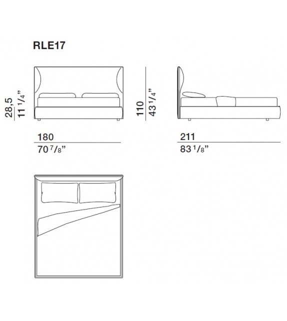 Ribbon Letto Molteni & C