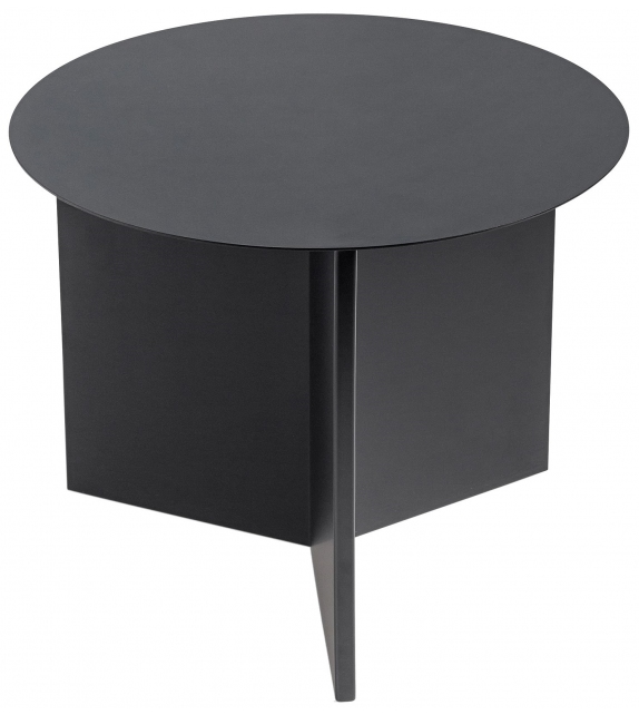 Slit Table Round Hay Mesita