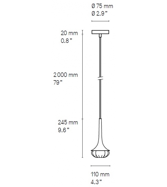 Flea CVL Luminaires Suspension Lamp