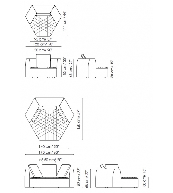 Panorama Bonaldo Fauteuil