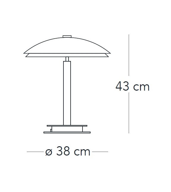 Bis/Tris Fontana Arte Table Lamp