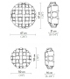 Mida Slamp Deckenleuchte-Wandleuchte