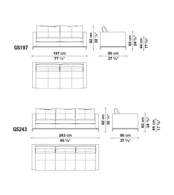 George B&B Italia Sofa