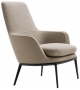 Caratos Maxalto Armchair with High Backrest