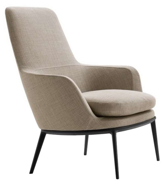 Caratos Maxalto Armchair with High Backrest