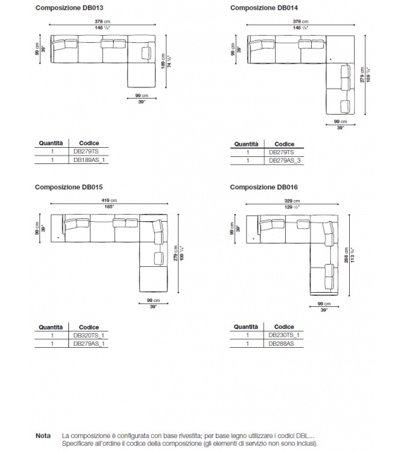 Sofa Dock Basso B&B Italia